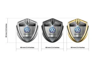 VW Insignia De Guardabarros 3D Firme Top 3D Emblema